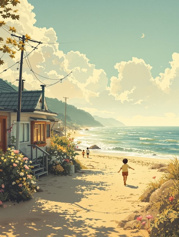 海边小镇的夏天 - 桥矿影视